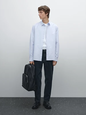 Jeansy O Zwężanym Kroju - Indygo - - Massimo Dutti - Mężczyzna