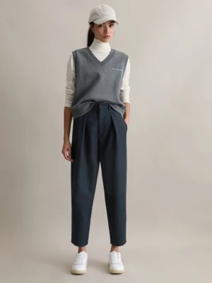 Zwężane spodnie garniturowe Twill Marc O'Polo