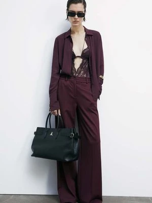 Zwiewna koszula "ESSENTIAL" z wiskozy PATRIZIA PEPE