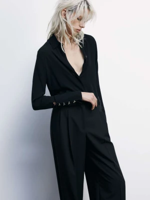 Zwiewna koszula "ESSENTIAL" z wiskozy PATRIZIA PEPE