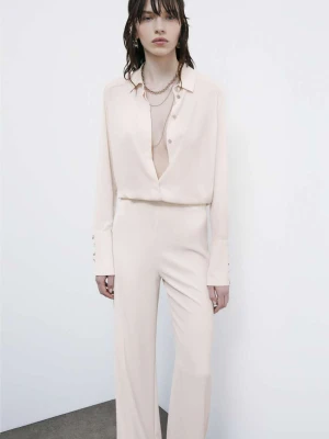 Zwiewna koszula "ESSENTIAL" z wiskozy PATRIZIA PEPE