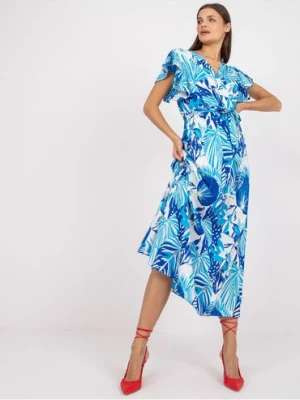 Zwiewna sukienka damska w kwiatowy wzór Italy Moda