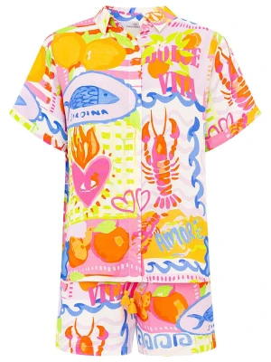 Zwillingsherz 2-częściowy zestaw "Ocean Fruit Mix" ze wzorem rozmiar: L/XL