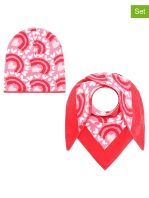 Zwillingsherz 2-częściowy zestaw "Rainbow" w kolorze czerwono-jasnoróżowym rozmiar: onesize