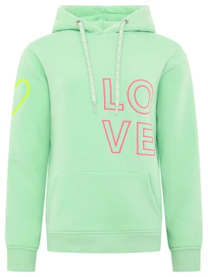 Zwillingsherz Bluza "Alissa 2.0" w kolorze zielonym rozmiar: L/XL
