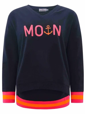 Zwillingsherz Bluza "Dana" w kolorze granatowym rozmiar: M