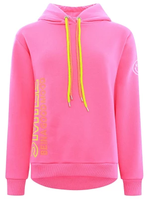 Zwillingsherz Bluza "Doppelkordel Smile" w kolorze różowym rozmiar: L/XL