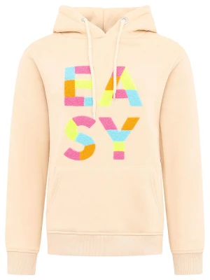 Zwillingsherz Bluza "EASY" w kolorze beżowym rozmiar: S/M