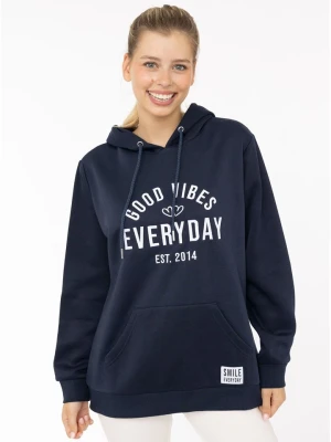 Zwillingsherz Bluza "Everyday" w kolorze granatowym rozmiar: S/M