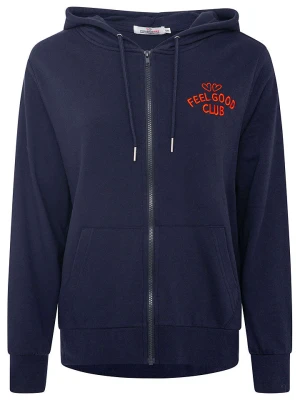 Zwillingsherz Bluza "Feel Good Club" w kolorze granatowym rozmiar: S / M