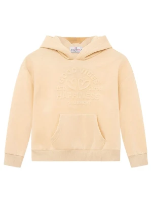 Zwillingsherz Bluza "Happiness Vibes" w kolorze beżowym rozmiar: 134/140