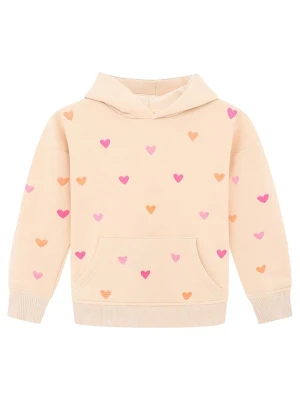 Zwillingsherz Bluza "Hearts" w kolorze beżowym rozmiar: 122/128