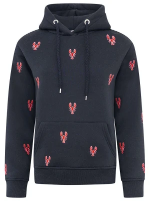 Zwillingsherz Bluza "Hummer" w kolorze granatowo-czerwonym rozmiar: XXL