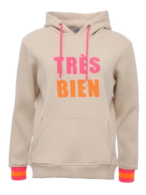 Zwillingsherz Bluza "Keira" w kolorze beżowym rozmiar: S/M
