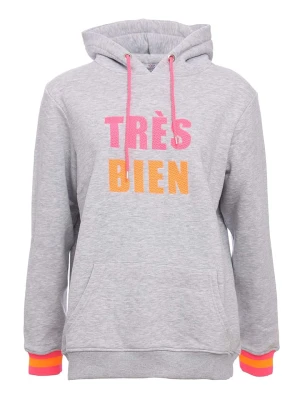 Zwillingsherz Bluza "Keira" w kolorze szarym rozmiar: S / M