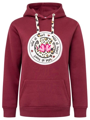 Zwillingsherz Bluza "Kelly" w kolorze bordowym rozmiar: S/M