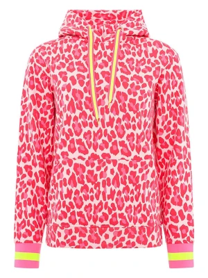 Zwillingsherz Bluza "Leo" w kolorze różowo-jasnoróżowym rozmiar: L/XL