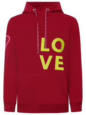 Zwillingsherz Bluza "LOVE" w kolorze czerwonym rozmiar: S/M