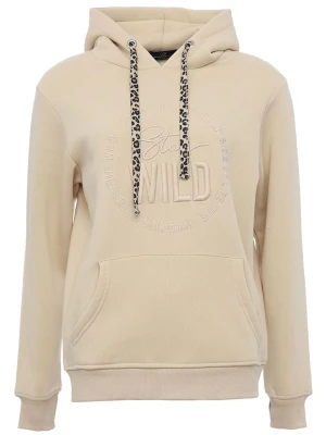 Zwillingsherz Bluza "Nelina" w kolorze beżowym rozmiar: L/XL