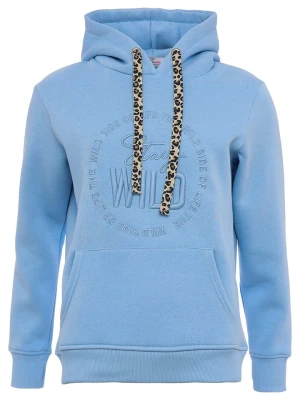 Zwillingsherz Bluza "Nelina" w kolorze błękitnym rozmiar: onesize