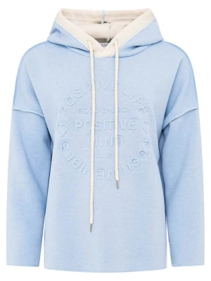 Zwillingsherz Bluza "Positive Mind" w kolorze błękitnym rozmiar: S / M