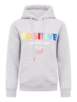Zwillingsherz Bluza "Positive" w kolorze szarym rozmiar: M