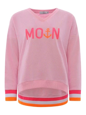 Zwillingsherz Bluza "Rahel" w kolorze jasnoróżowym rozmiar: S/M