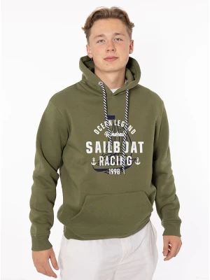 Zwillingsherz Bluza "Sailboat Racing" w kolorze khaki rozmiar: XXL