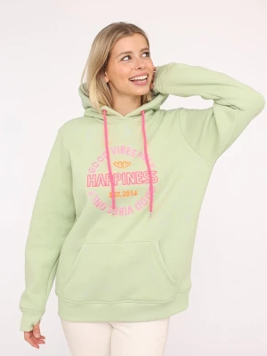 Zwillingsherz Bluza "Sarah" w kolorze jasnozielonym rozmiar: S/M