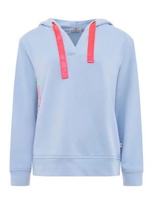 Zwillingsherz Bluza "Smile" w kolorze błękitnym rozmiar: L/XL
