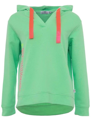 Zwillingsherz Bluza "Smile" w kolorze zielonym rozmiar: S/M