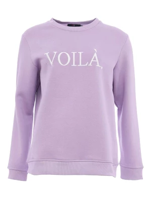 Zwillingsherz Bluza "Voilà" w kolorze fioletowym rozmiar: L/XL