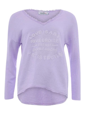 Zwillingsherz Bluza w kolorze fioletowym rozmiar: S/M