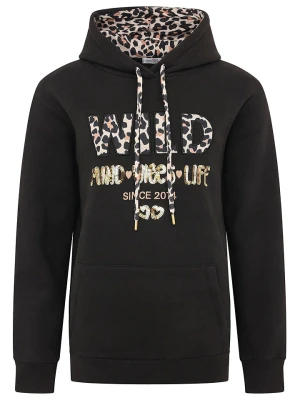 Zwillingsherz Bluza "Wild Free" w kolorze czarnym rozmiar: S/M