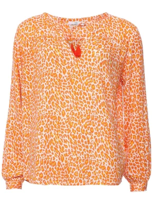 Zwillingsherz Bluzka "Aylin" w kolorze pomarańczowym rozmiar: L/XL