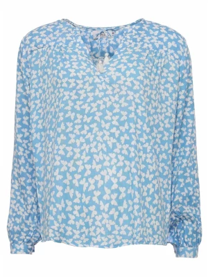 Zwillingsherz Bluzka "Jada" w kolorze błękitnym rozmiar: L/XL