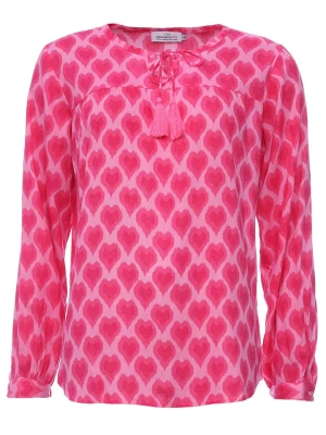 Zwillingsherz Bluzka "Sandra" w kolorze różowym rozmiar: L/XL