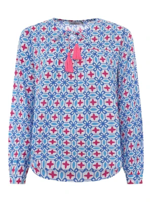 Zwillingsherz Bluzka w kolorze niebiesko-błękitnym rozmiar: S/M