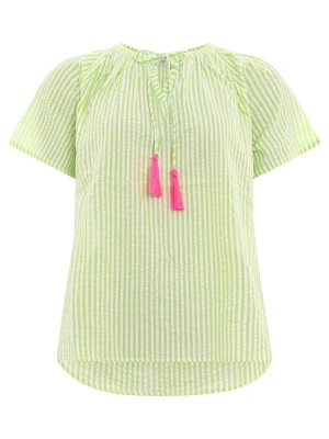 Zwillingsherz Bluzka w kolorze zielonym rozmiar: L/XL