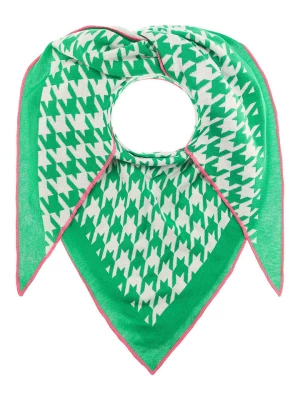 Zwillingsherz Chusta "Hahnentritt" w kolorze zielonym - 200 x 100 cm rozmiar: onesize