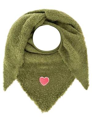 Zwillingsherz Chusta trójkątna "Heart Patch" w kolorze zielonym - 208 x 80 cm rozmiar: onesize