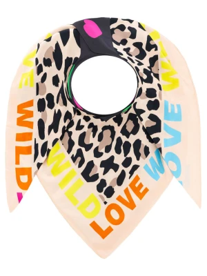 Zwillingsherz Chusta trójkątna "Wild Love" ze wzorem - 138 x 68 cm rozmiar: onesize