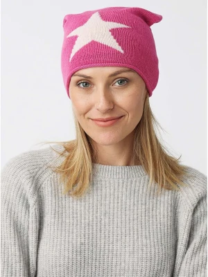 Zwillingsherz Czapka beanie w kolorze różowym rozmiar: onesize