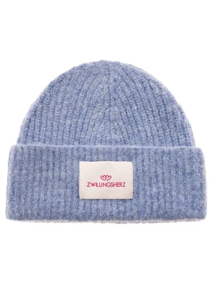 Zwillingsherz Czapka w kolorze niebieskim rozmiar: onesize