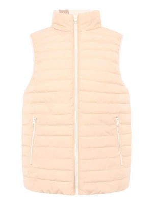 Zwillingsherz Dwustronna kamizelka pikowana w kolorze beżowym rozmiar: S