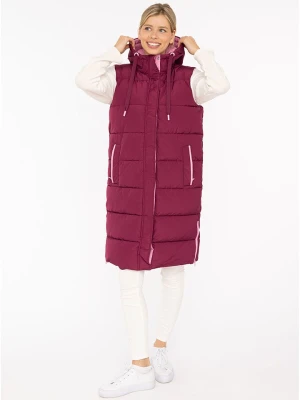 Zwillingsherz Kamizelka pikowana "Smile" w kolorze fioletowym rozmiar: XL