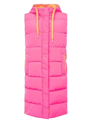 Zwillingsherz Kamizelka pikowana "Smile" w kolorze różowym rozmiar: XXL