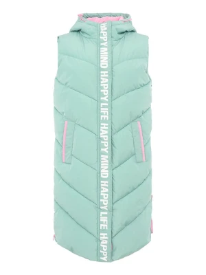 Zwillingsherz Kamizelka pikowana w kolorze miętowym rozmiar: M