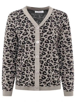 Zwillingsherz Kardigan "Leo" w kolorze szarym rozmiar: L/XL