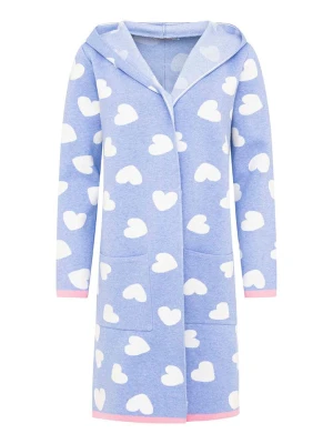 Zwillingsherz Kardigan w kolorze błękitnym rozmiar: S/M